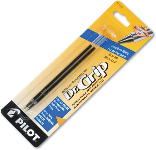 Miniatura 5 de PILOT Dr. Grip Recambios de Tinta de Bolígrafo para Bolígrafos Retráctiles, Punta Fina, Tinta Negra, Paquete de 2 (77210)