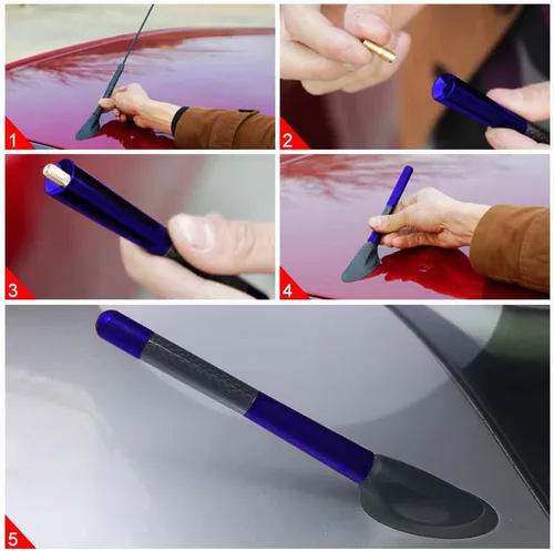 Miniatura 5 de Antena de fibra de carbono, antena de radio de fibra de carbono corta de 4.7 pulgadas, antena automotriz corta, mini antena de automóvil, reemplazo