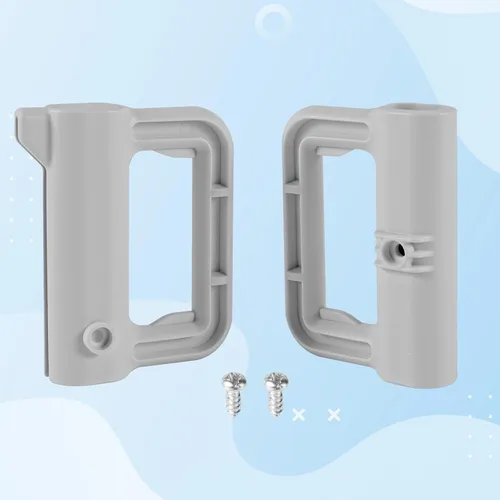 Miniatura 3 de Baby Gate Replacement Parts Kit, Baby Safety Barrier Hardware Wall Mounting Kit Dog Accessories with Brackets Hooks Latches Screws for Mesh Gate