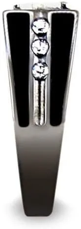 Miniatura 5 de Anillo Masónico Masónico Masónico de Acero Inoxidable para Hombre - Grabado Gratis