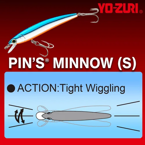 Miniatura 3 de Duel Yo Zuri F 1165 Pins Minnow - Señuelo de hundimiento