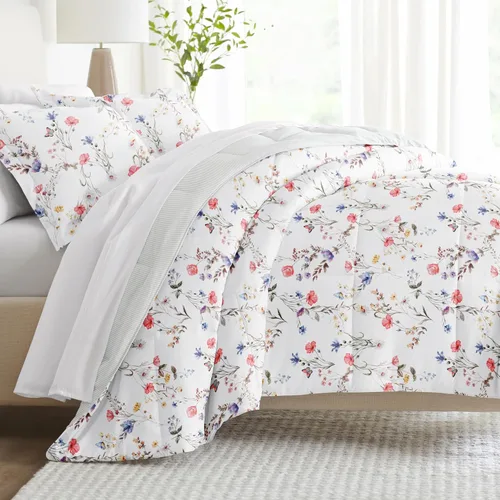 Miniatura 35 de Juego de colcha individual de Linen Market (2 piezas): lleva el lujo a casa con nuestros edredones alternativos de plumón suaves y ligeros