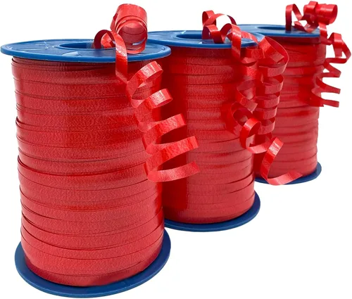 Miniatura 12 de Morex Ribbon 253/3PK-914 - Cinta rizadora de 3/16 pulgadas x 1500 yardas (paquete de 3) cinta patriótica para envolver regalos, decoraciones