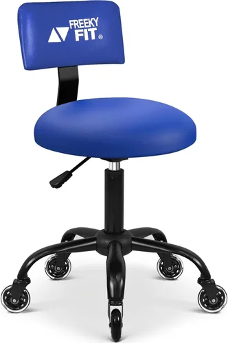 Miniatura 11 de Taburete Rodante de Taller con Ruedas, Silla de Garaje para Mecánicos con Altura Ajustable 39.5-46.5 cm, Asiento Giratório Resistente para Garaje