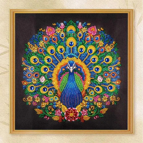 Miniatura 13 de DIAMONDOUBLE Kit de arte de diamantes prémium para adultos sobre lienzo de terciopelo, kit de pintura de diamantes pequeños 5D de 12 x 16 pulgadas