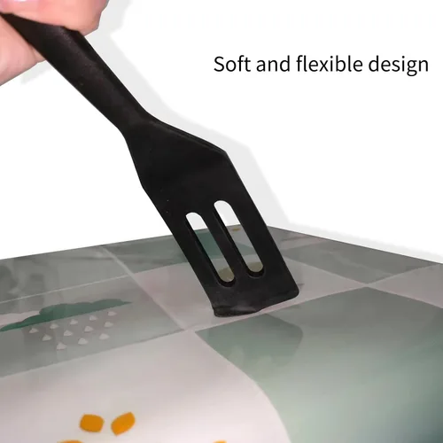 Miniatura 5 de Juego de 2 espátulas de silicona, mini espátulas pequeñas y flexibles para brownie para utensilios de cocina antiadherentes, perfecto para cocinar
