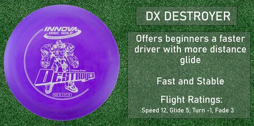 Miniatura 3 de Innova Disc Golf juego para principiantes –Los colores pueden variar 160-180 g – Putter de golf de disco, driver de golf de disco, rango medio