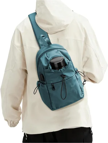 Miniatura 10 de SEAFEW Mochilas tipo bandolera tácticas, Negro, Pequeño, Casual