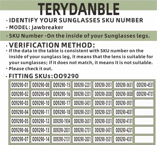 Miniatura 5 de Lentes compatibles/de repuesto para Oakley Jawbreaker con 1