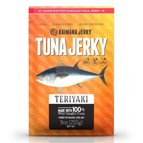 Miniatura 8 de Kaimana Ahi Atún Jerky, chile hawaiano, 2 onzas, capturado en la naturaleza, alto en Omega 3, totalmente natural, fabricado en los Estados Unidos