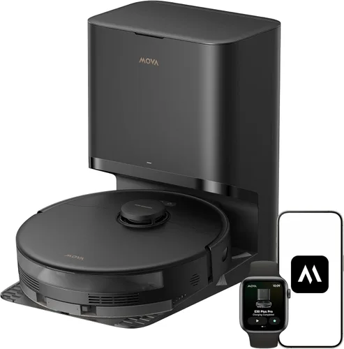 Miniatura 12 de Mova E40 Ultra Robot Aspiradora y Trapeadora, Succión de 19,000Pa, Trapeador Extensible y Elevable, Estación Todo en Uno, Vaciado Automático, Lavado