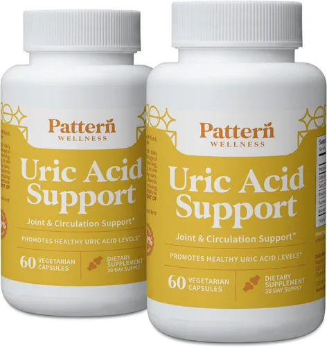 Miniatura 12 de Pattern Wellness Suplemento de apoyo de ácido úrico - Apoya el equilibrio del ácido úrico y el bienestar de las articulaciones - Fórmula herbaria