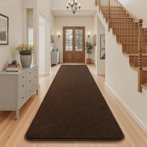 Miniatura 27 de Alfombra de pasillo lavable AROGAN de 2x8 para pasillo, alfombras largas con suave espuma viscoelástica para dormitorio, alfombras antideslizantes