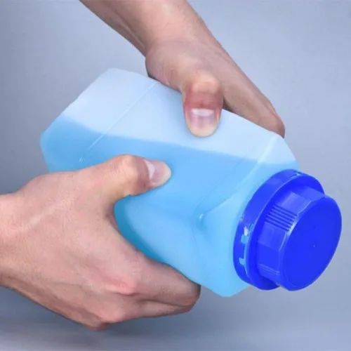Miniatura 9 de Othmro 5 recipientes de plástico de 0.5 onzas, botellas de reactivo químico de laboratorio, botellas de almacenamiento sólido líquido de boca