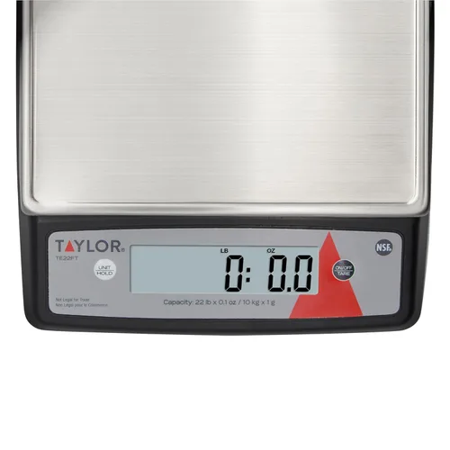 Miniatura 4 de Escala de Control de Porción Digital de Taylor Precision Products con Función de Calibración (22 libras).