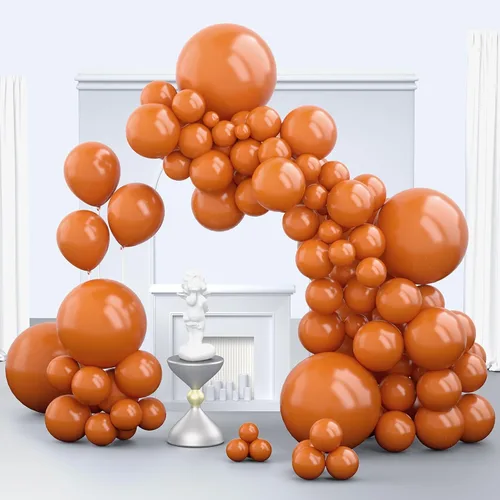 Miniatura 15 de Globos color beige, 150 unidades de diferentes tamaños, paquete de globos de 18 pulgadas, 12 pulgadas, 10 pulgadas, 5 pulgadas, color marfil crema