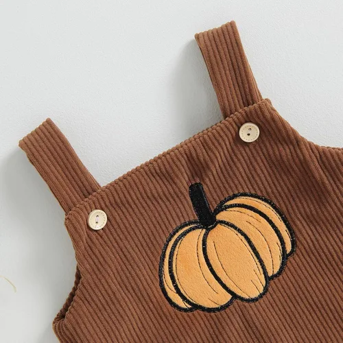 Miniatura 6 de Traje de Halloween para bebé recién nacido, overol sin mangas, con botones, ropa unisex de otoño