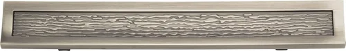 Miniatura 3 de Atlas Homewares 269-CM Chic Collection 128 Tirador primitivo rectangular central, acabado champán