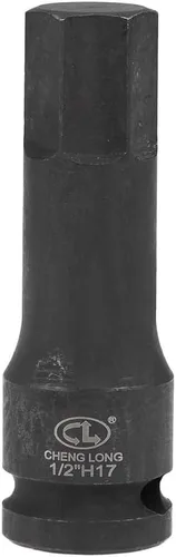 Miniatura 19 de uxcell Broca hexagonal de impacto de 1/2 pulgada x H8 (0.315 in), métrica de 3 pulgadas de longitud, uso de acero CR-MO con destornilladores