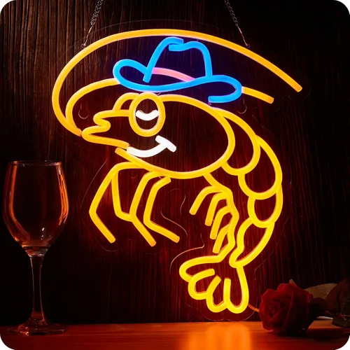 Miniatura 9 de IMTATTO Letrero de neón de cocodrilo con luz LED para decoración de pared, alimentado por USB, bar, pub, tienda, club, garaje, dormitorio, obra
