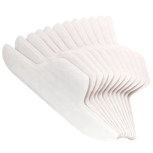 Almohadillas absorbentes para el sudor del cuello, CANAGROW 80 unidades de protectores desechables autoadhesivos para el cuello, anti-manchas