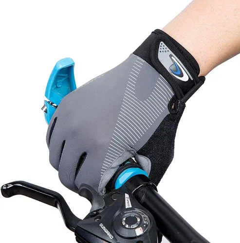 Miniatura 8 de FUDOSAN Guantes de ciclismo para pantalla táctil, guantes de entrenamiento para gimnasio, transpirables, antideslizantes, guantes de fitness