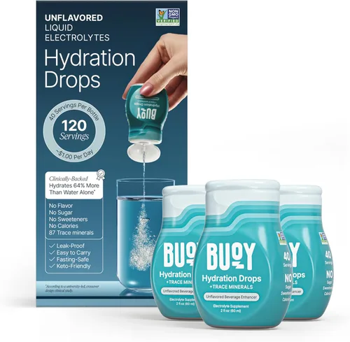 Miniatura 10 de Buoy Paquete variado de gotas de electrolitos Digestión + cerebro + energía + inmunidad Sin azúcar, sin edulcorantes Recomendado por dietistas