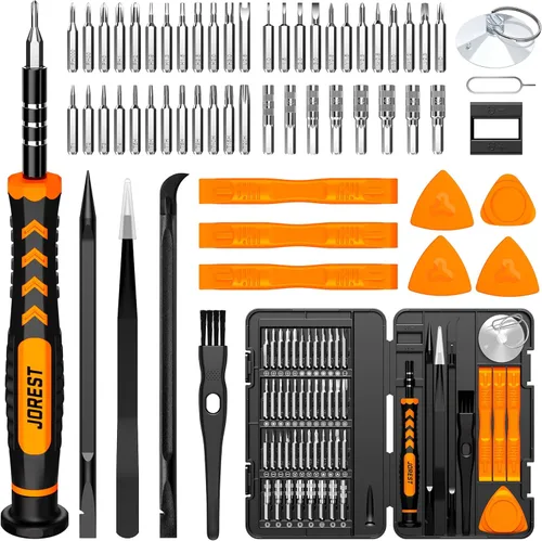 Miniatura 10 de JOREST Juego de destornilladores pequeños de precisión de 40 piezas (acero S2), juego de destornilladores magnéticos con Torx T5 T6 T8, kit