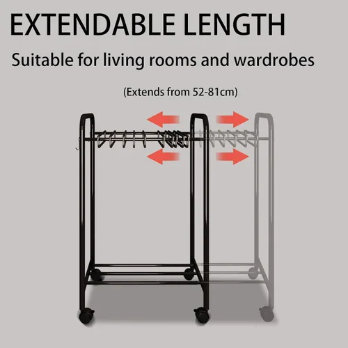 Miniatura 4 de Slide Out Pants Rack Closet Hanger Bar Pull Trousers Tie Belts Scarf Racks Top Mounted Wardrobe Clothes for Closet Retractable,Retractable Pants