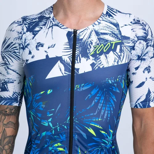 Miniatura 5 de Zoot LTD Tri Aero Fz - Traje de carreras para hombre, manga corta, aerodinámico, ciclismo, carrera, natación, ciclismo, correr, tri, con bolsillos