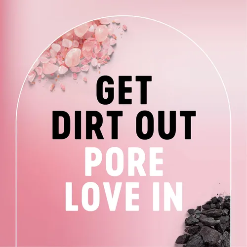 Miniatura 6 de Limpiador diario purificante Bioré Cuarzo Rosa + Carbón, limpiador facial libre de aceite energiza la piel, dermatológicamente probado y sin