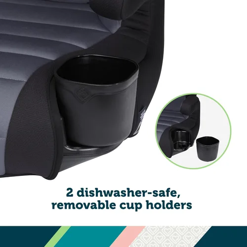 Miniatura 6 de Safety 1st Grow and Go - Asiento de coche booster 2 en 1 con ComfortWings, se convierte de respaldo alto a sin respaldo, 48,3 cm de ancho, caben 3