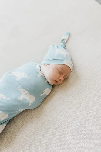 Miniatura 6 de Copper Pearl Baby Beanie Hat Top Knot