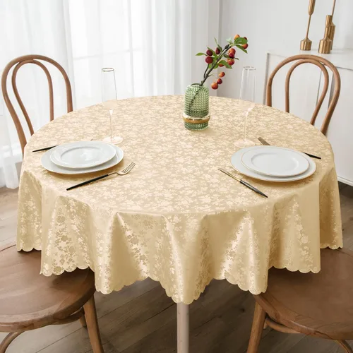 Miniatura 9 de Smiry Mantel cuadrado, mantel de vinilo resistente al agua, lavable, para cocina y comedor (azul bebé, 54 x 54 pulgadas)