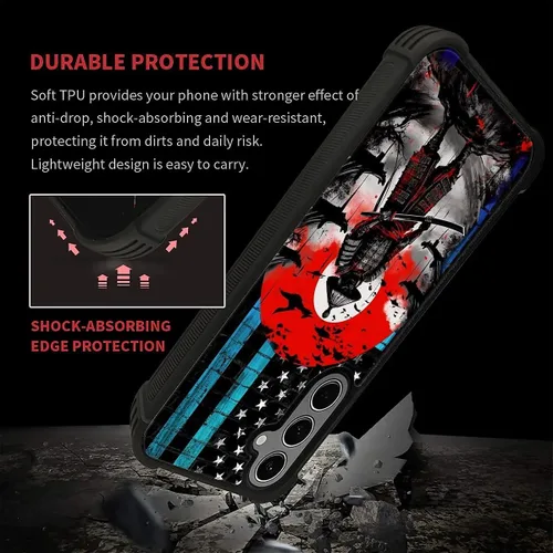 Miniatura 602 de CARLOCA Funda compatible con Samsung Galaxy S22 Ultra, diseño gráfico de Star Howling Wolfs Samsung Galaxy S22 Ultra, diseño gráfico, a prueba