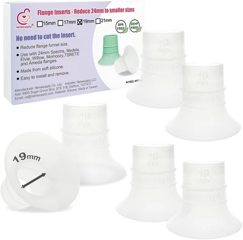 Miniatura 11 de Nenesupply Insertos de brida de 0.827 in de 2ª generación compatibles con brida de 0.945 in de Elvie Stride Spectra Momcozy Willow reduce 0.945 in a