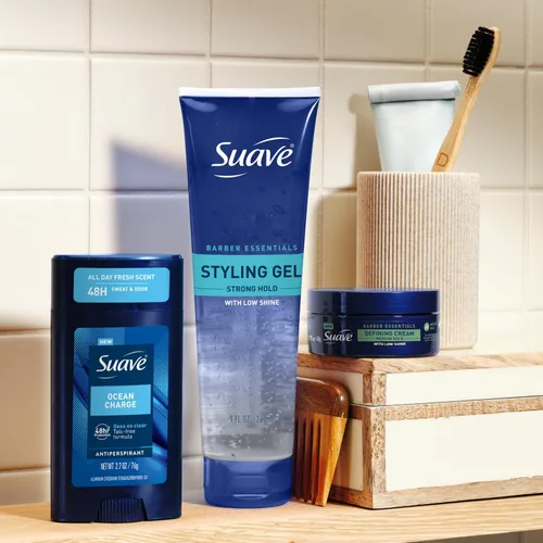 Miniatura 7 de Suave Ocean Charge - Desodorante antitranspirante para hombre, aroma marino y madera flotante durante todo el día, para protección contra el olor