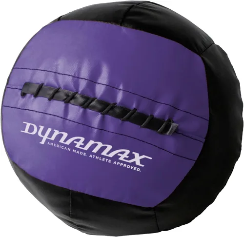 Miniatura 27 de Dynamax Standard Medicine Ball, 4–30 lb Soft Shell Wall Ball, 14-Inch Weighted Exercise Ball for Strength Training, Core Workouts, Conditioning &
