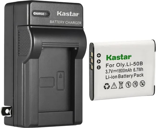 Miniatura 8 de Kastar Cargador de batería de pared AC para Olympus Li-50B, Traveller SH-25MR, SP-720UZ, SP-800, SP-810, SP-815UZ, Stylus 1010, 1020, 1030SW, 9000