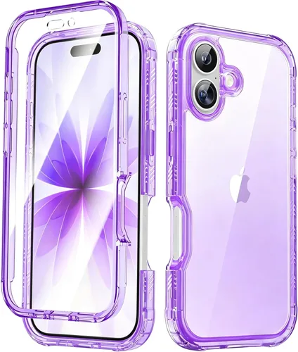 Miniatura 31 de Lifedance - Funda diseñada para iPhone 14/iPhone 13, funda protectora resistente de cuerpo completo con protector de pantalla incorporado