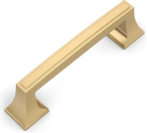 Miniatura 14 de Amerdeco ZH0010 - Paquete de 10 tiradores de gabinete de níquel satinado cepillado de 3 pulgadas (2.992 in) con agujero central para gabinetes