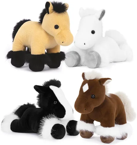 Miniatura 12 de Tezituor Juego de 4 animales de peluche de murciélago grandes, de 22 pulgadas, gran peluche realista de murciélago que crece en la oscuridad