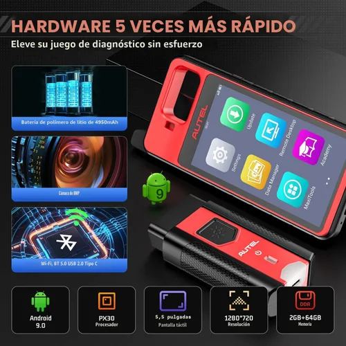 Miniatura 3 de Autel Escáner MaxiIM KM100 (X), actualizaciones gratuitas de por vida, nueva herramienta de escaneo OBD2 de diagnóstico automotriz 2026, conexión BT