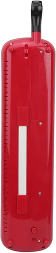 Miniatura 10 de Melódica para principiantes de 32 llaves, portátil con bolsa de transporte, boquilla de corneta, entrenamiento musical para niños, rojo