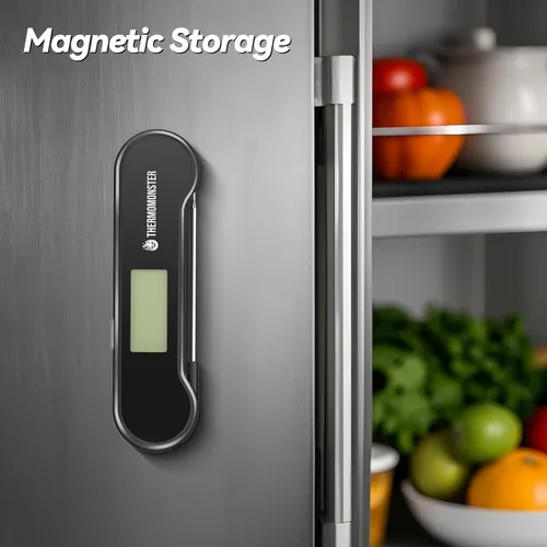 Miniatura 8 de Termómetro digital de lectura instantánea de 0.5 segundos para carne con precisión de ± 0.5 ℉, termómetro de alimentos para cocinar utensilios