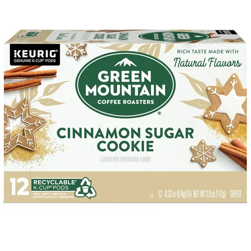 Miniatura 9 de Green Mountain Coffee Selecciones Estacionales de Café Galleta de Canela y Azúcar por Servicio Keurig K-Cup Pods, Café Tueste Claro, 12