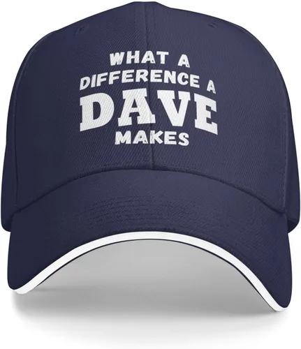 Miniatura 13 de What A Differences A Dave Makes Hat Gorra de béisbol Sombreros para hombres Sombrero ajustable