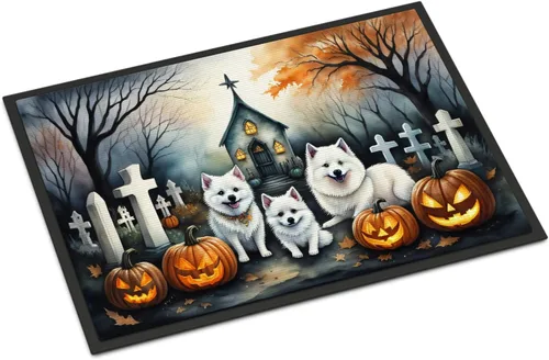 Miniatura 51 de Caroline's Treasures DAC2011MAT - Felpudo de Halloween espeluznante con diseño de Beagle, de 18 x 27 pulgadas, para interiores y exteriores