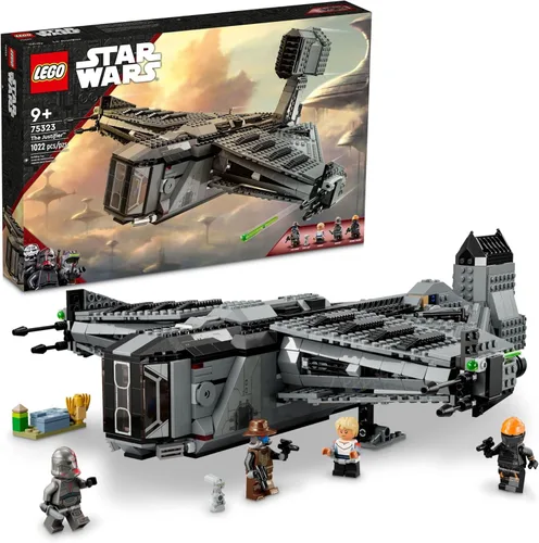 LEGO Star Wars The Justifier 75323, nave estelar de juguete construible con minifigura de Cad Bane y figura de droide Todo 360, conjunto de The Bad