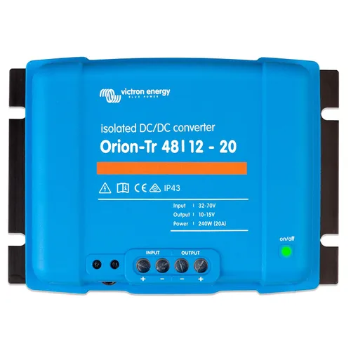 Miniatura 9 de Victron Energy Orion-Tr Convertidor de CC a CC - 12/12-Voltios 18 Amperios 220-Vatios - Protección IP43 - para Sistemas de Batería Dual - Aislado